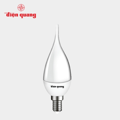 Đèn LED Nến Điện Quang ĐQ LEDCD04 02727 (2W warmwhite chụp mờ)