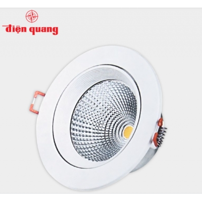 Bộ đèn LED chiếu điểm âm trần Điện Quang ĐQ LEDRSL11 12730 (12W, warmwhite)