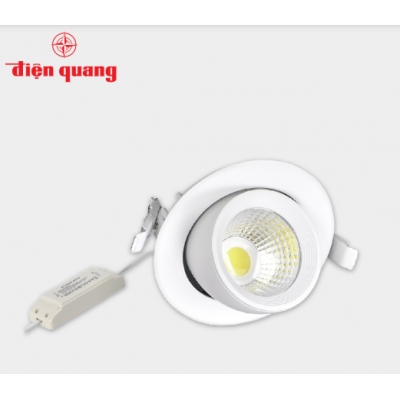 Bộ đèn LED chiếu điểm âm trần Điện Quang ĐQ LEDRSL03 10727 (10W, warmwhite)