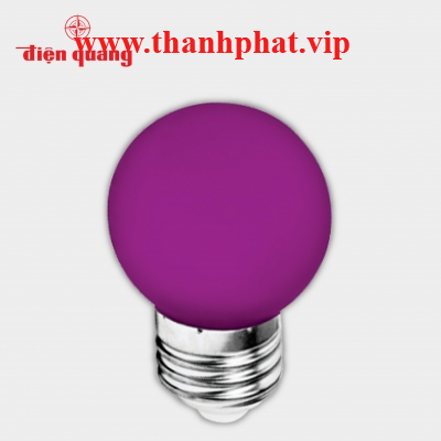 Đèn LED Bulb Điện Quang ĐQ LEDBU14G45 01V (1W Tím)