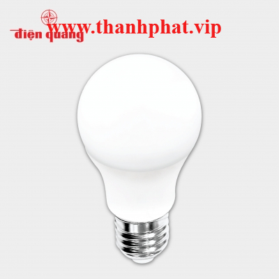 Đèn LED bulb thân nhựa Điện Quang ĐQ LEDBUA50 03727 (3W warmwhite chụp cầu mờ)