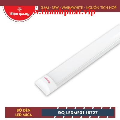 Bộ đèn LED Mica Điện Quang ĐQ LEDMF01 18727 (0.6m 18W warmwhite, nguồn tích hợp)