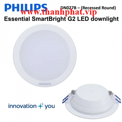 Bộ đèn downlight LED DN027B G2 LED20/NW 23W 220-240V D200 RD