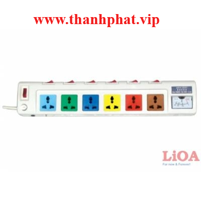 Ổ cắm kéo dài công suất lớn 6 ổ