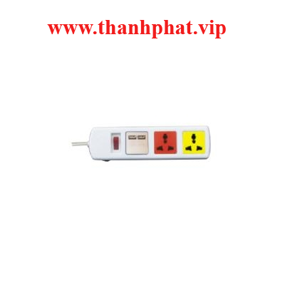 Ổ cắm đa năng có cổng sạc USB 3D32WNUSB