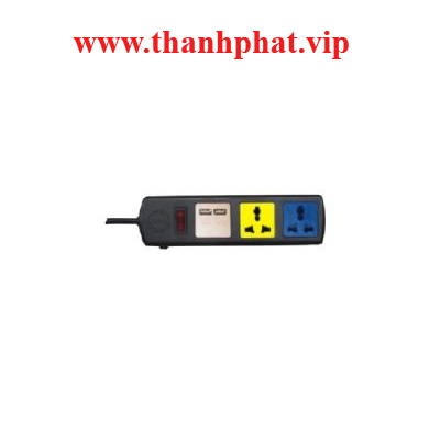 Ổ cắm đa năng có cổng sạc USB 3D32NUSB