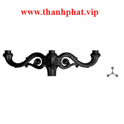 Tay Gắn Cột 3 Đèn Lioa TCCD3-4C