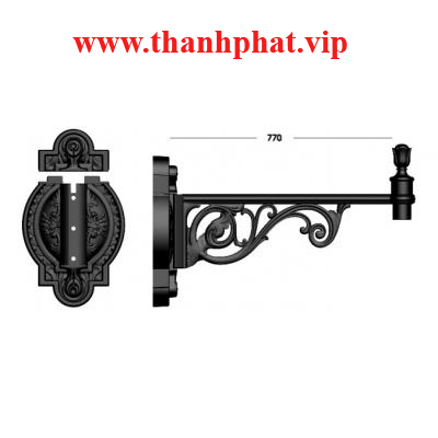 Tay Gắn Tường 1 Đèn Lioa TTCD1D