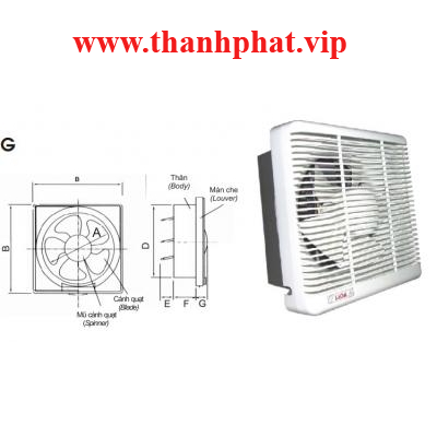 Quạt hút tường EVF15B2