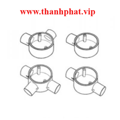 Hộp chia ngả lắp nổi hoặc âm