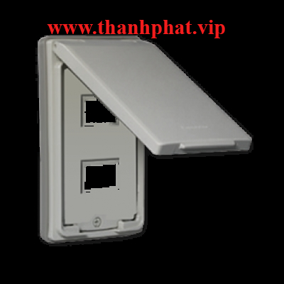 Mặt 2 thiết bị - Có nắp che mưa WEG7902