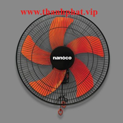 Quạt Treo Tường Nanoco NWF1606 - Màu Đen Cam