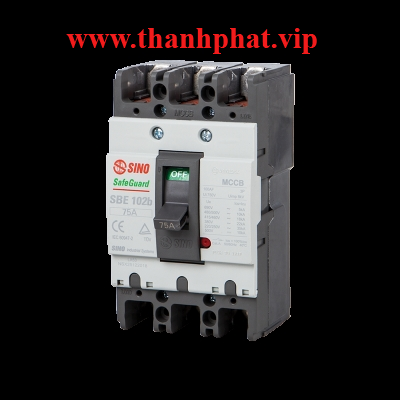 MCCB Khối Sino 3P 75A SBE103b/75