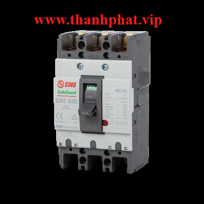 MCCB Khối Sino 3P 60A SBE63b/60