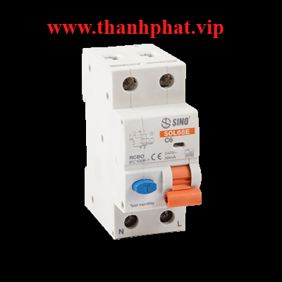 Cầu dao chống dòng rò 2P 32A Sino SOL68E/2032/030