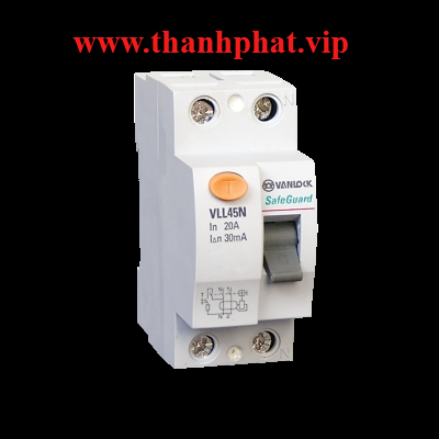 Cầu dao chống dòng rò 2P 50A Sino VLL45N/2050/030