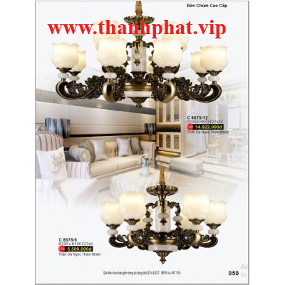 Đèn Chùm Pha Lê Cao Cấp C 8675/12 - 8676/6