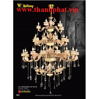 Đèn Chùm Pha Lê Cao Cấp CC 7455/35