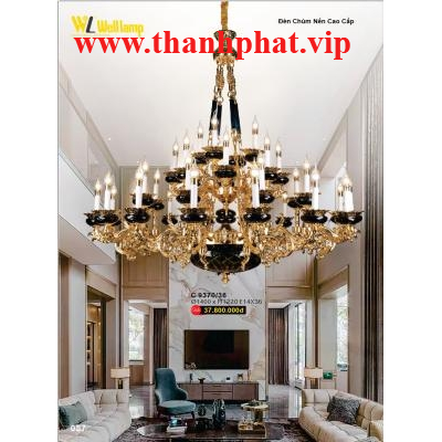 Đèn Chùm NếnCao Cấp C 9370/36