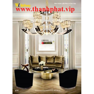 Đèn Chùm Led Pha Lê Cao Cấp C 9613/12