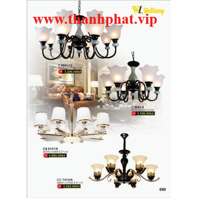 Đèn Chùm Pha Lê Cao Cấp C 8691/12 - 8692/6