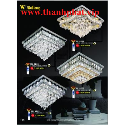Đèn Mâm Led Hiện Đại Cao Cấp ML 9265-66 - 9259 - 9262