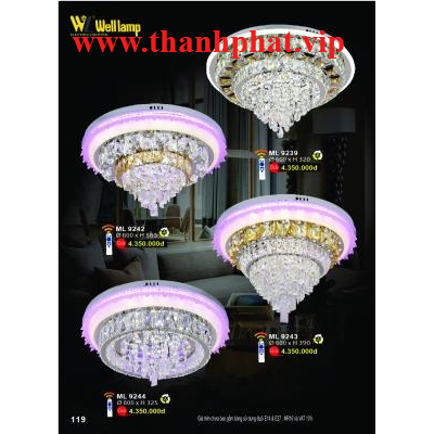 Đèn Mâm Led Hiện Đại Cao Cấp ML 9239-42-43-44