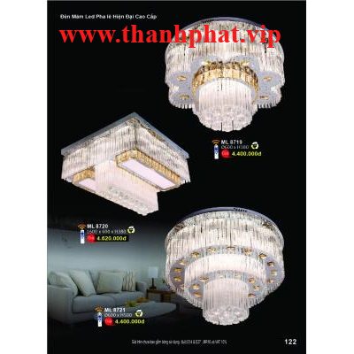 Đèn Mâm Led Hiện Đại Cao Cấp ML 8719-20-21