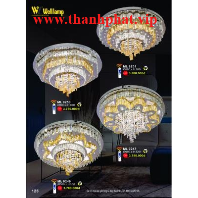 Đèn Mâm Led Hiện Đại Cao Cấp ML 9247-49-50-51