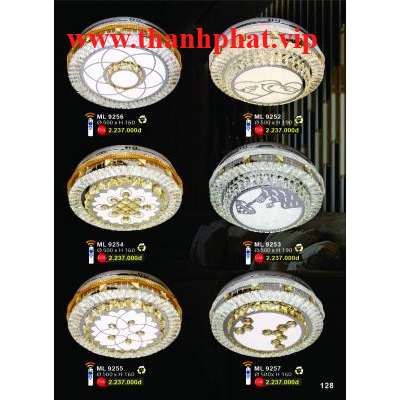 Đèn Mâm Led Hiện Đại Cao Cấp ML 9252-53-54-55-56-57