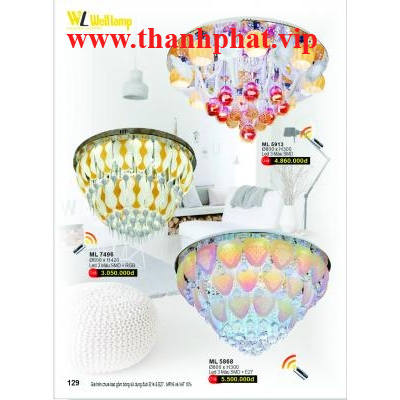 Đèn Mâm Led Hiện Đại Cao Cấp ML 5913 - 5868 - 7496