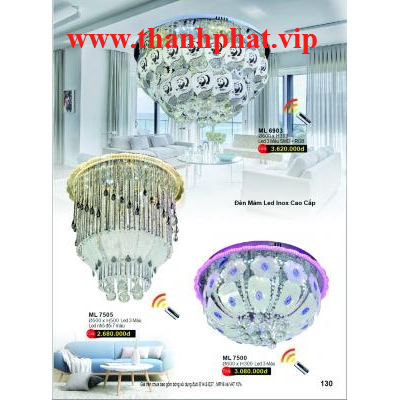 Đèn Mâm Led Hiện Đại Cao Cấp ML 6903 - 7500 - 7505