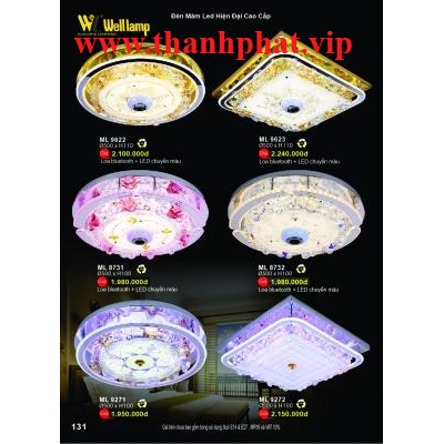 Đèn Mâm Led Hiện Đại Cao Cấp ML 9622-23 - 8731-32 - 9271-72