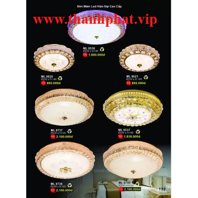 Đèn Mâm Led Hiện Đại Cao Cấp ML 9537-38 - 9620-21 - 8739-40