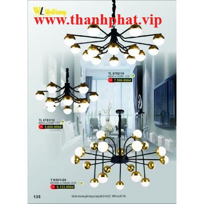Đèn Thả Led Hiện Đại Cao Cấp TL 8782/16 - 8783/12 - 9301/20