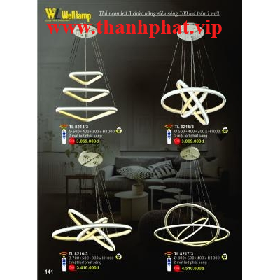 Đèn Thả Led Hiện Đại Cao Cấp TL 8214-8215-8213-8217