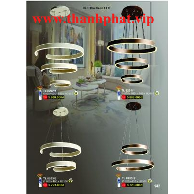 Đèn Thả Led Hiện Đại Cao Cấp TL 8201-8202-8203-8205