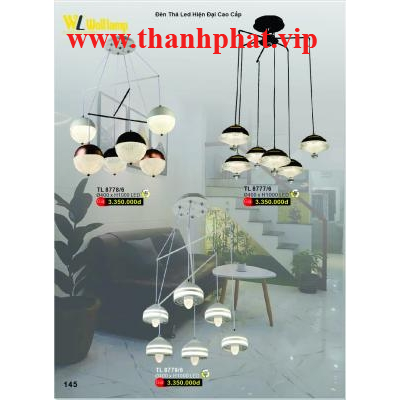 Đèn Thả Led Hiện Đại Cao Cấp TL 8777-8778-8779