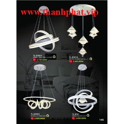Đèn Thả Led Hiện Đại Cao Cấp TL 8780-8781-8209-8767