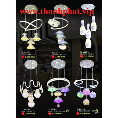 Đèn Thả Led Hiện Đại Cao Cấp T 8226-8227-8231-8769-8774-8775