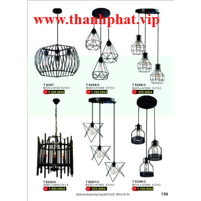 Đèn Thả Led Hiện Đại Cao Cấp T 9307-9308-9309