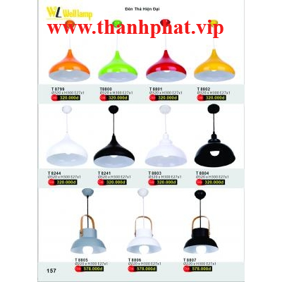 Đèn Thả Led Hiện Đại Cao Cấp T 8799-8800-8801-8802