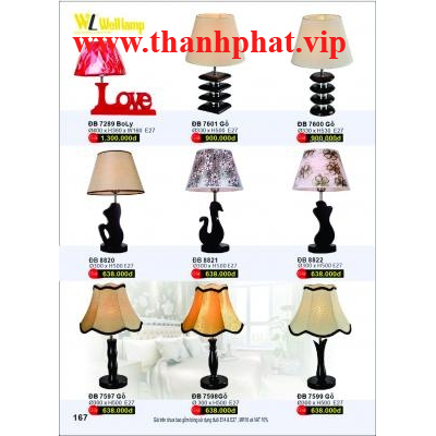 Đèn Bàn Cao Cấp ĐB 7829-7600-7601-8820-8821-8822