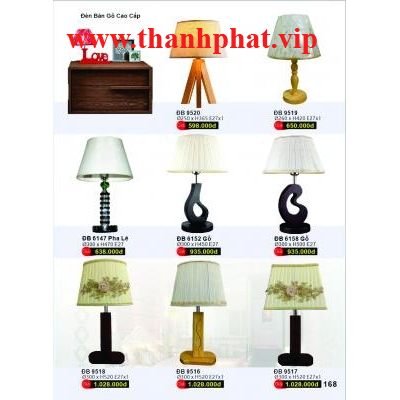 Đèn Bàn Cao Cấp ĐB 9519-9520-6147-6152-6158