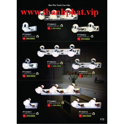 Đèn Pha Tranh Cao Cấp PT 8840-8841-8842-8843