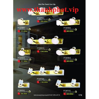 Đèn Pha Tranh Cao Cấp PT 9358-9359-9360-9355-9356-9357
