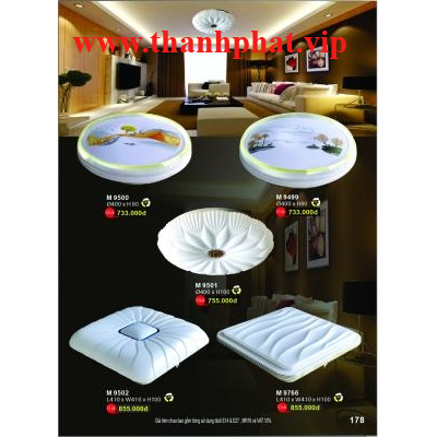 Đèn Mâm Led Cao Cấp M 9499-9500-9501-9502-9766