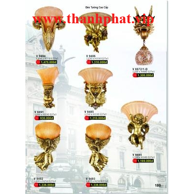 Đèn Tường Led Cao Cấp V 9485-9486-9491-9492-9493-9494-9495