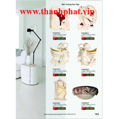 Đèn Tường Led Cao Cấp V 8317-8318-8319-8320-8321-8322