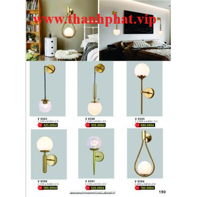Đèn Tường Led Cao Cấp V 9591-9593-9594-9595-9596